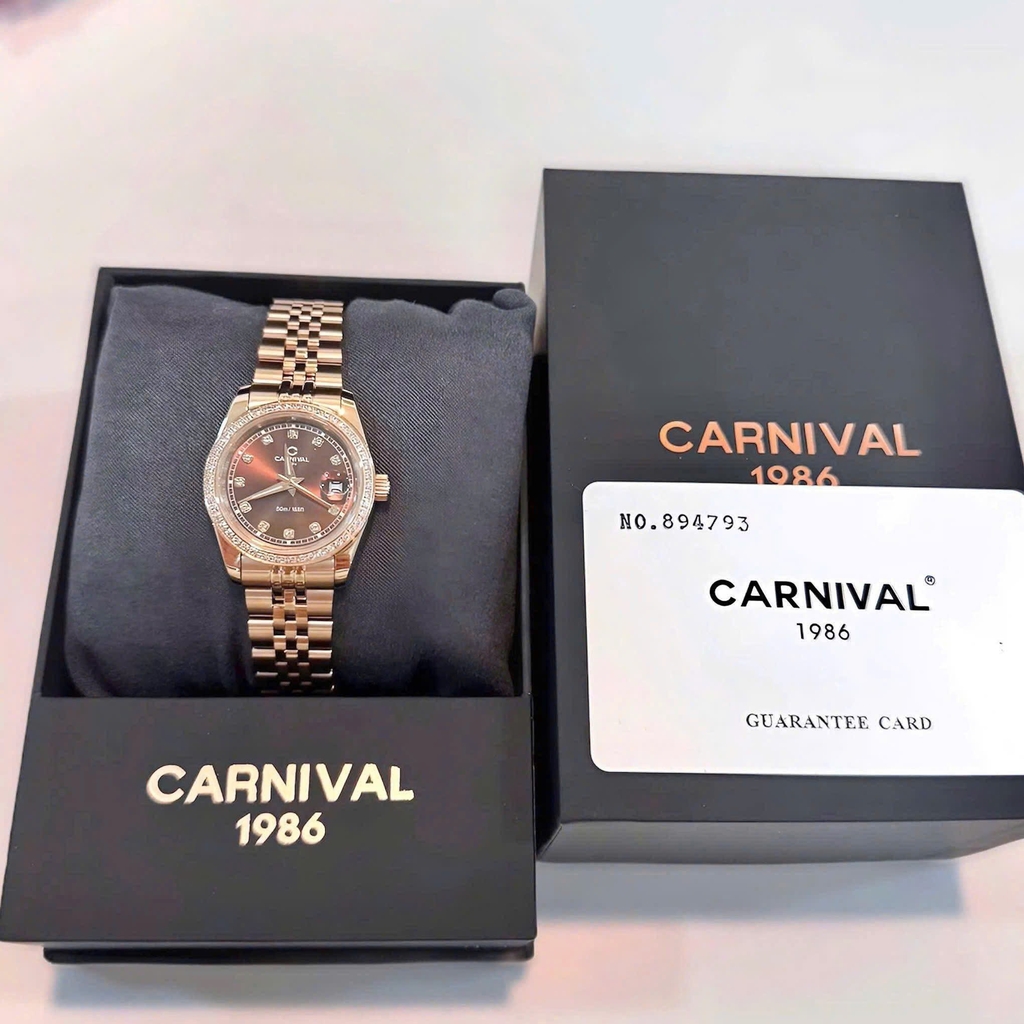 Đồng Hồ Nữ Carnival Quartz 8131L2-VH-N