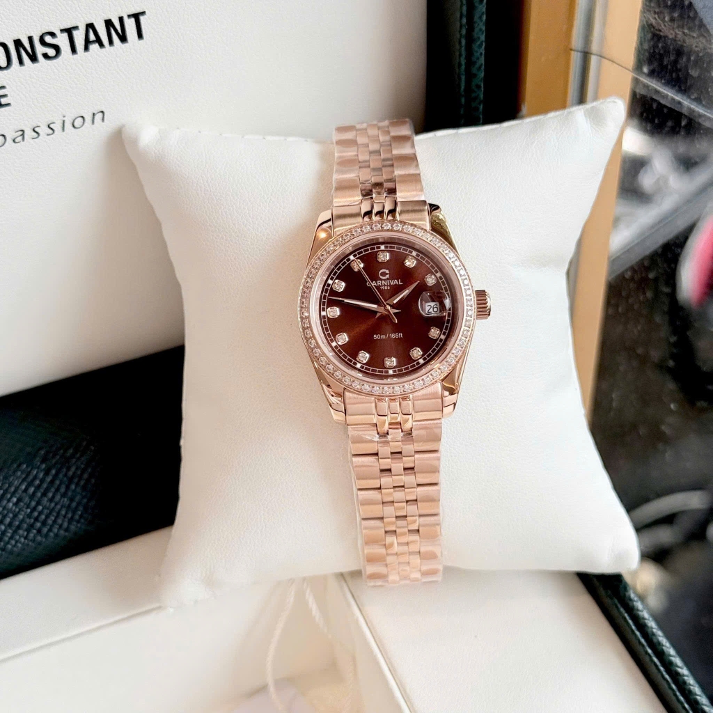 Đồng Hồ Nữ Carnival Quartz 8131L2-VH-N