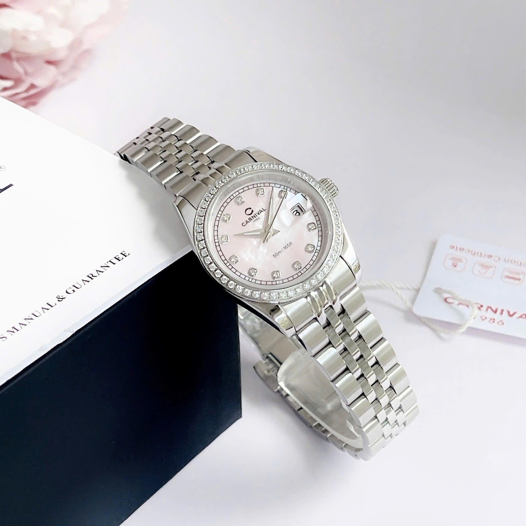 Đồng Hồ Nữ Carnival Quartz 8131L2-VT-HK