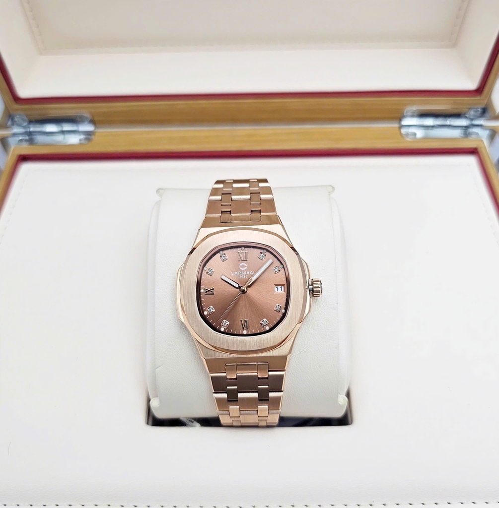 Đồng Hồ Nữ Carnival Quartz 8160L-VH-N ( 8160L ) Cá Hồi