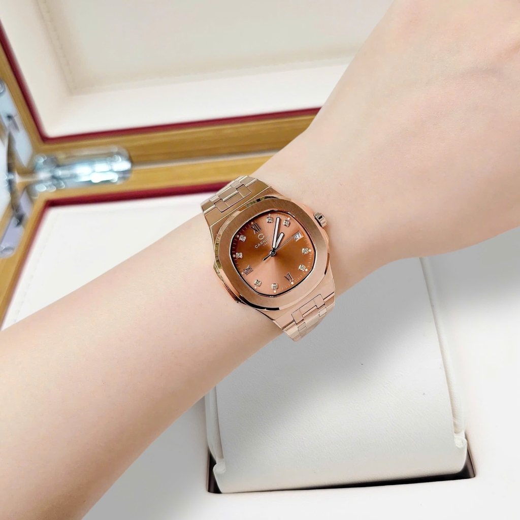 Đồng Hồ Nữ Carnival Quartz 8160L-VH-N ( 8160L ) Cá Hồi