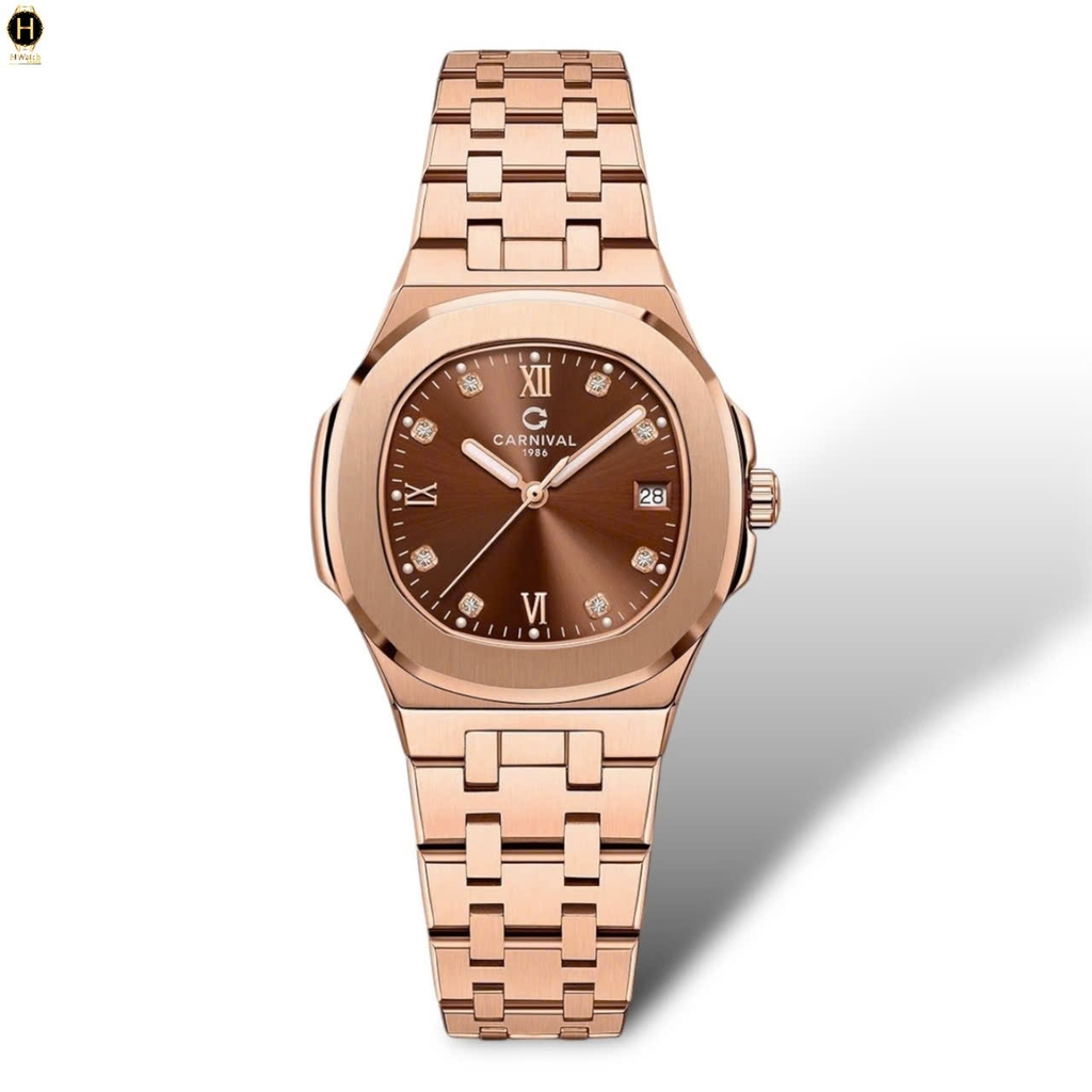 Đồng Hồ Nữ Carnival Quartz 8160L-VH-N ( 8160L ) Cá Hồi