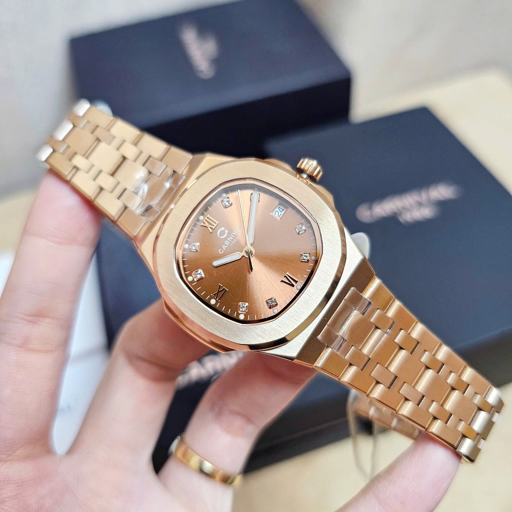 Đồng Hồ Nữ Carnival Quartz 8160L-VH-N ( 8160L ) Cá Hồi