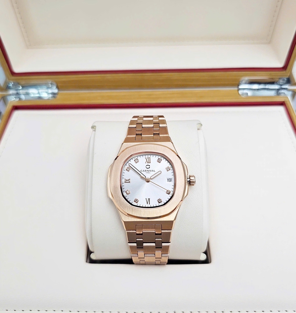 Đồng Hồ Nữ Carnival Quartz 8160L-VH-T
