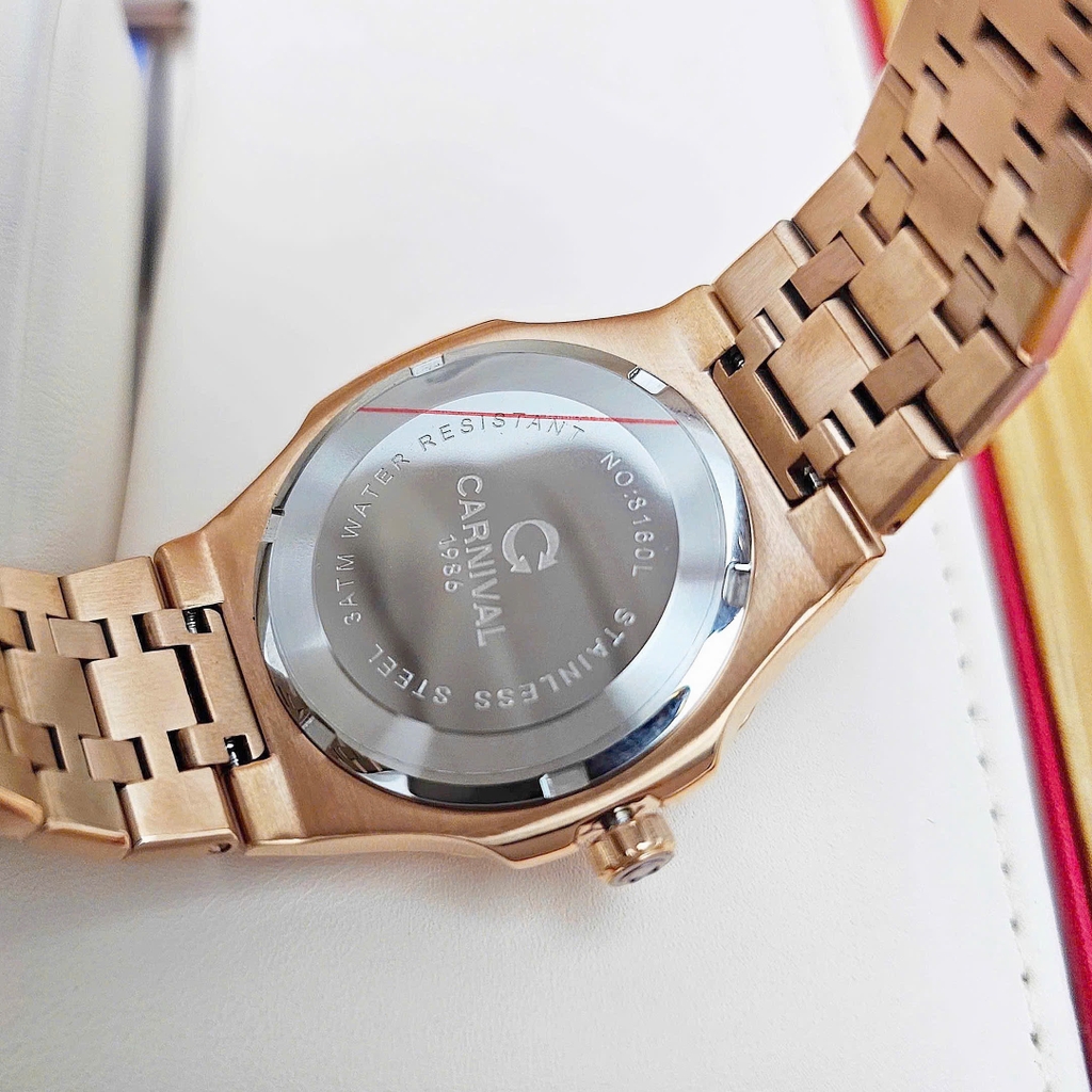 Đồng Hồ Nữ Carnival Quartz 8160L-VH-T