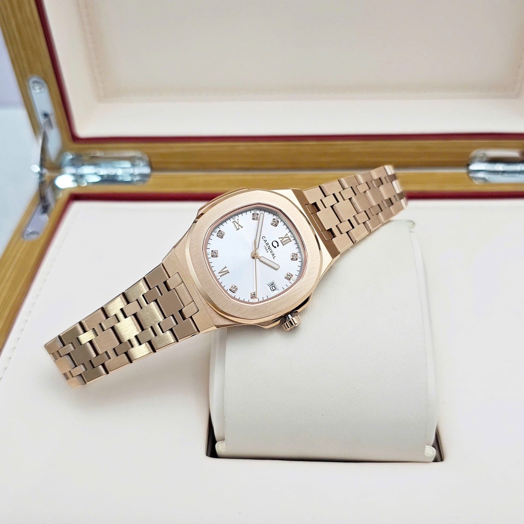 Đồng Hồ Nữ Carnival Quartz 8160L-VH-T