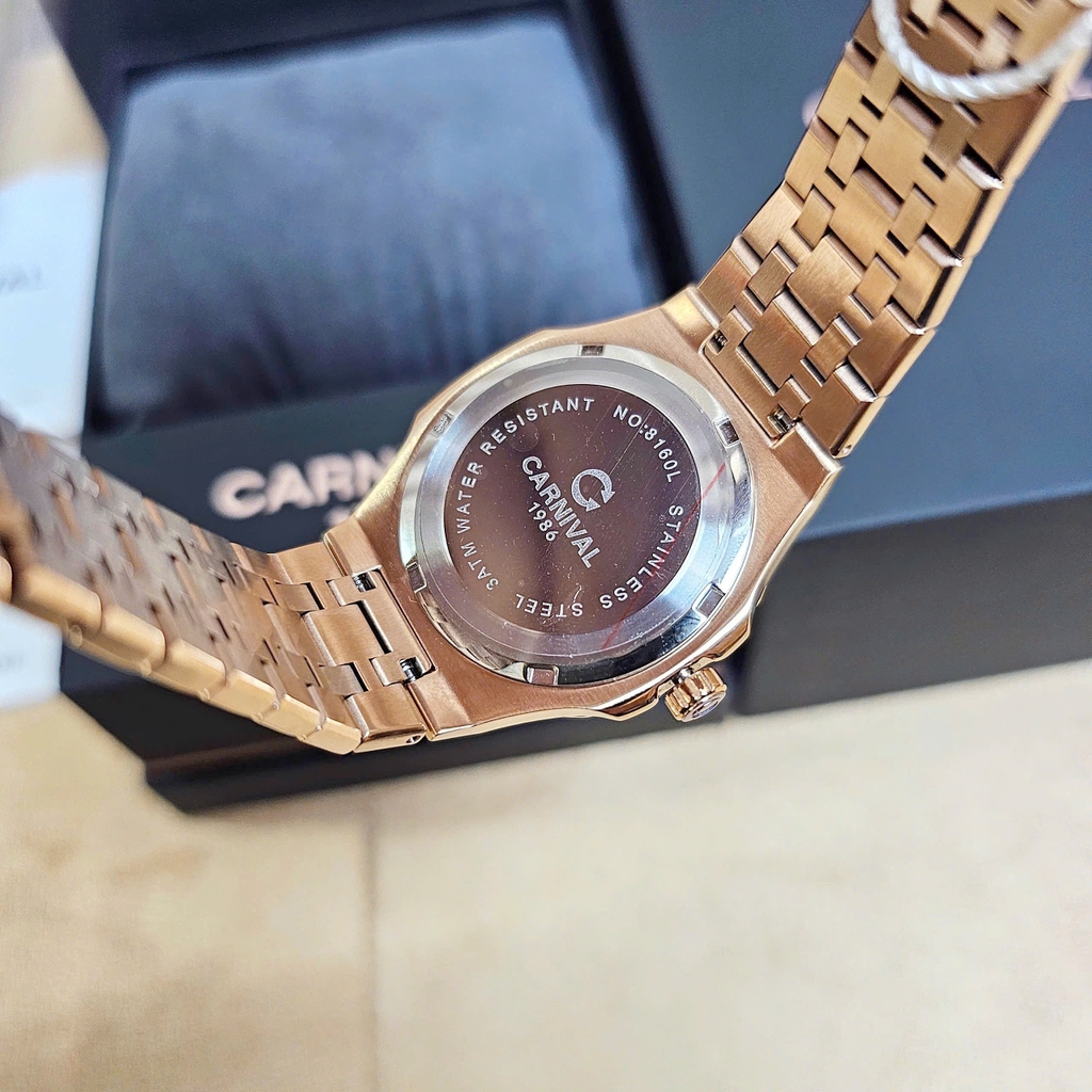 Đồng Hồ Nữ Carnival Quartz 8160L-VH-T