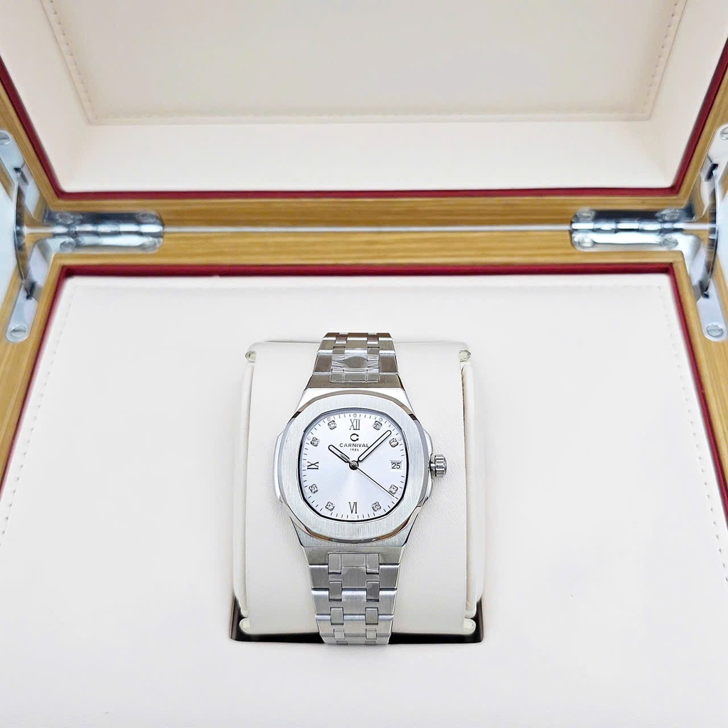 Đồng Hồ Nữ Carnival Quartz 8160L-VT-T