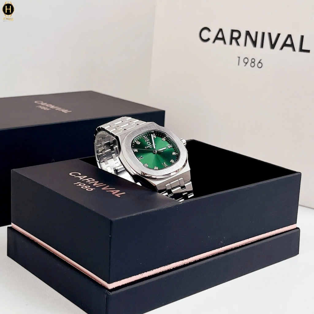 Đồng Hồ Nữ Carnival Quartz 8160L-VT-XL