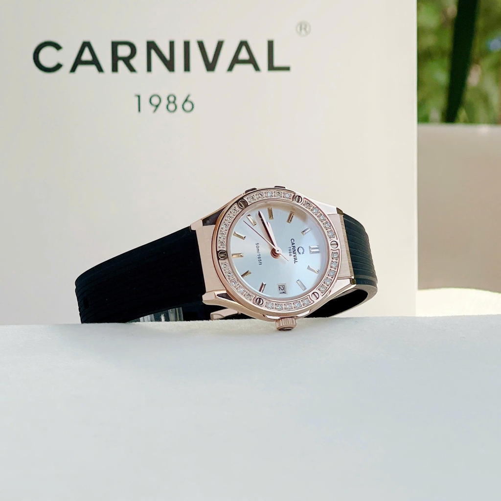 Đồng Hồ Nữ Carnival Quartz 8168L2-VH-DCS-T