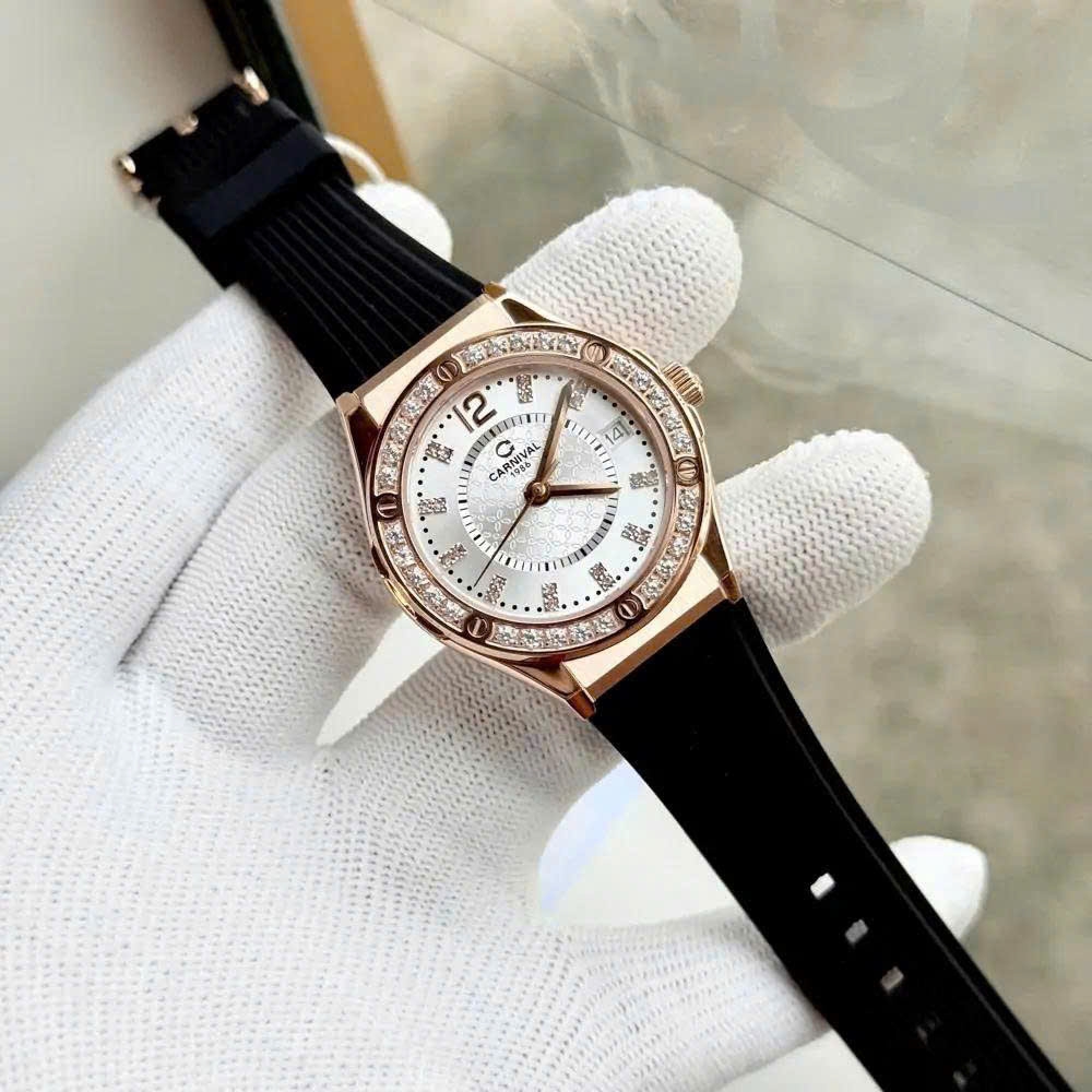 Đồng Hồ Nữ Carnival Quartz Fusion 8173L2-VH-DCS-T