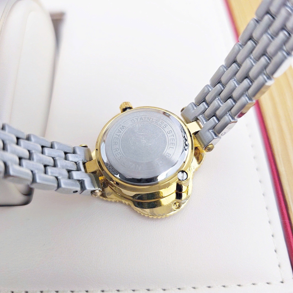 Đồng Hồ Nữ Scottie Quartz 9559C Thép Demi Vàng