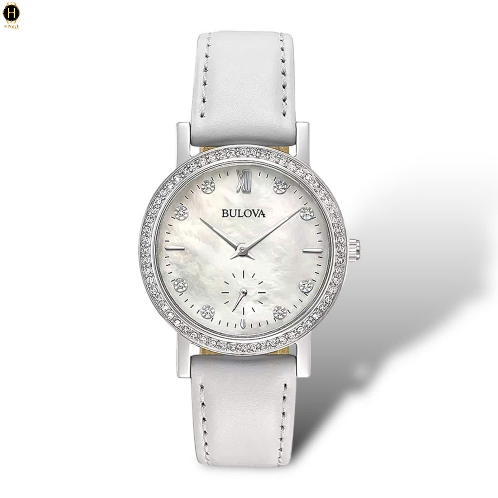 Đồng Hồ Nữ Bulova Quartz Crystal White 96L245