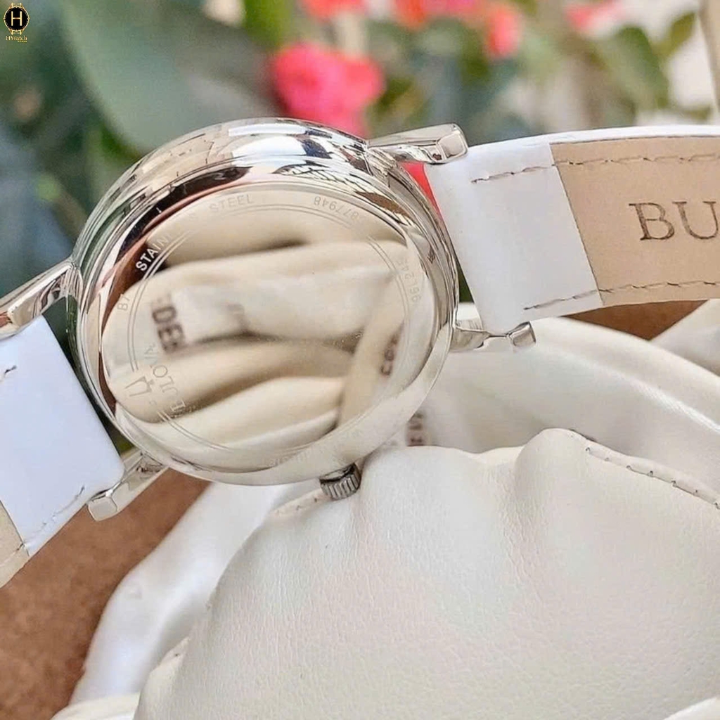 Đồng Hồ Nữ Bulova Quartz Crystal White 96L245