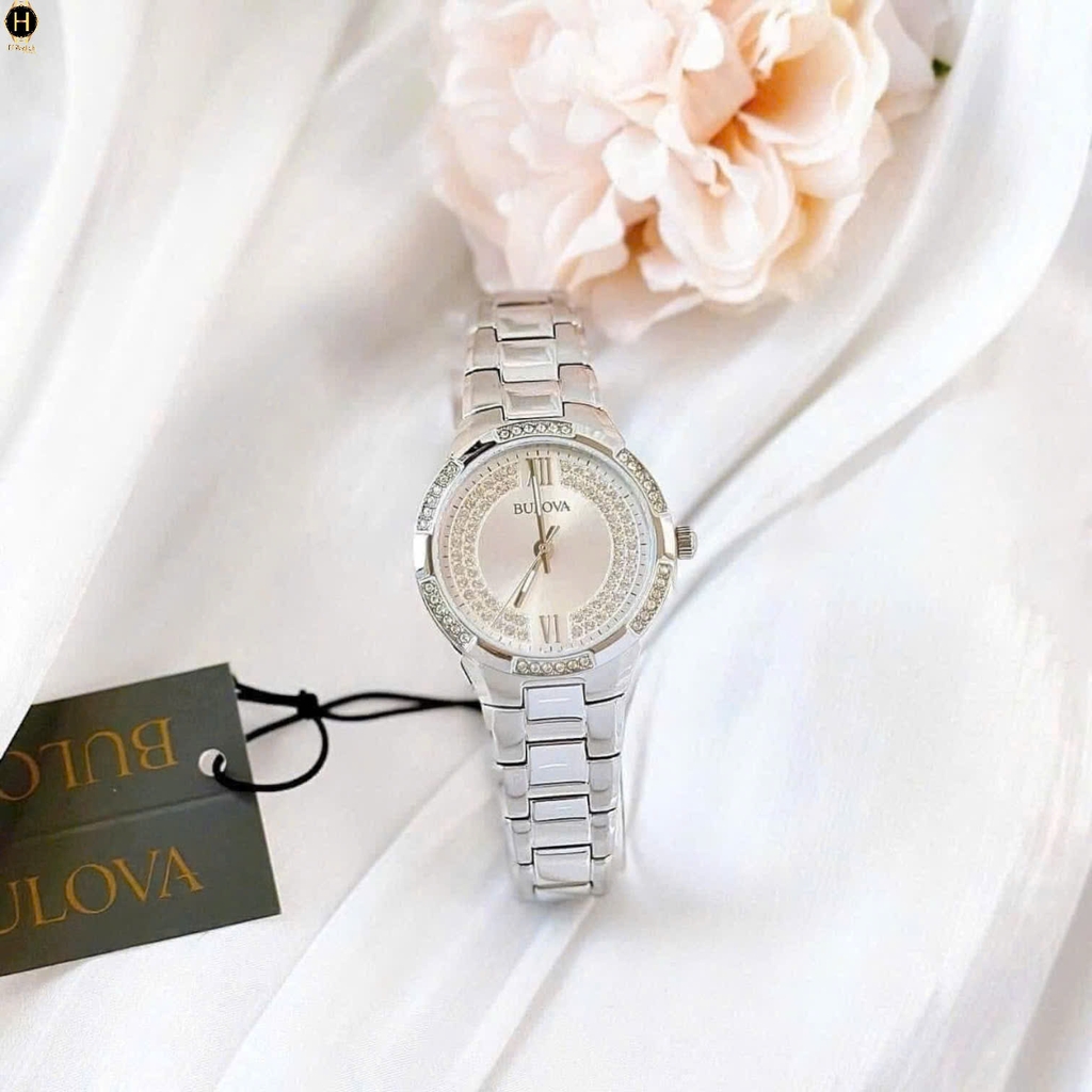 Đồng Hồ Nữ Bulova Quartz Crystal 96L249