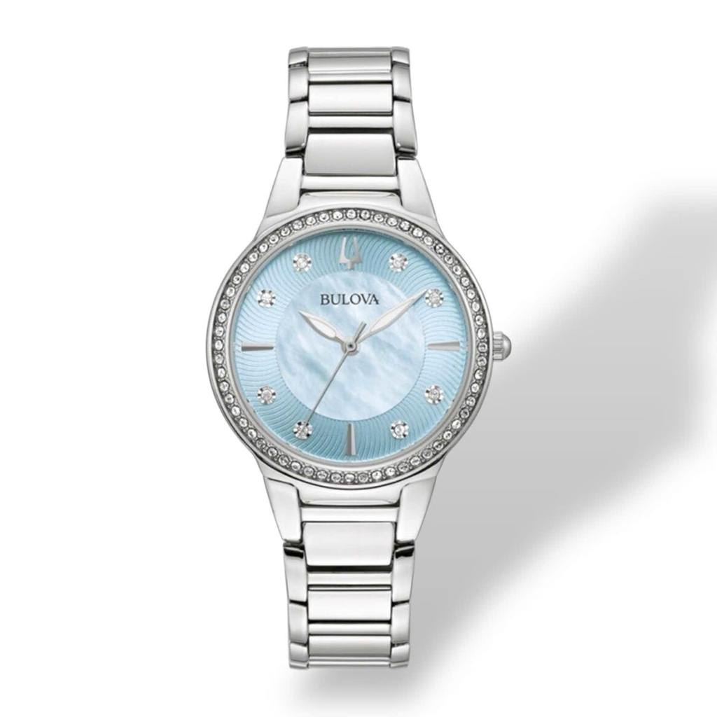 Đồng Hồ Nữ Bulova Quartz Ladies’ Crystal 96L288