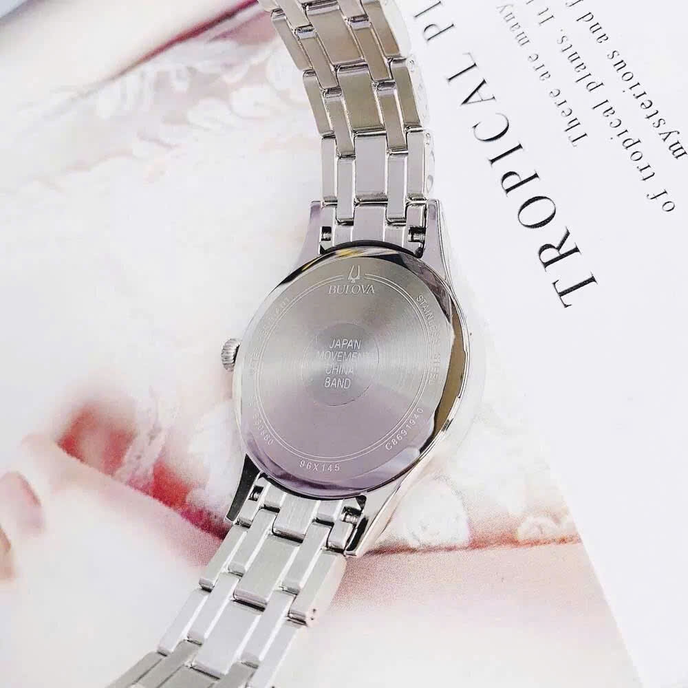 Đồng Hồ Nữ Bulova Quartz Crystal White 96X145