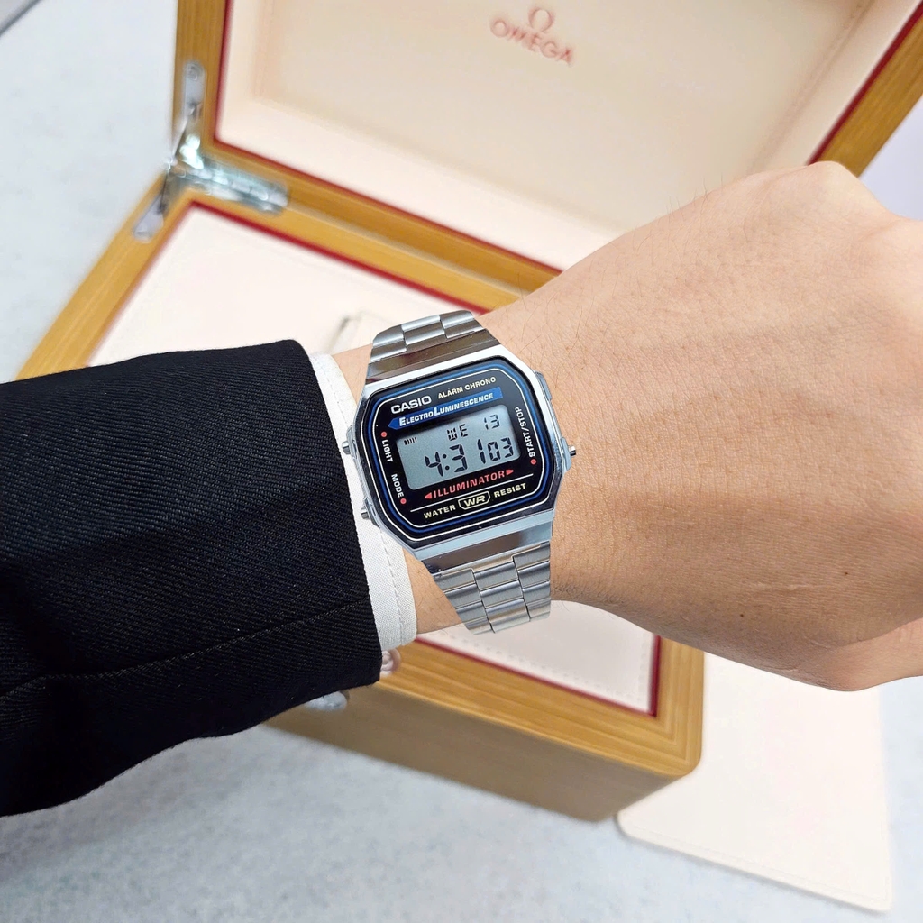 Đồng Hồ Nam Casio Quartz A168WA-1WDF