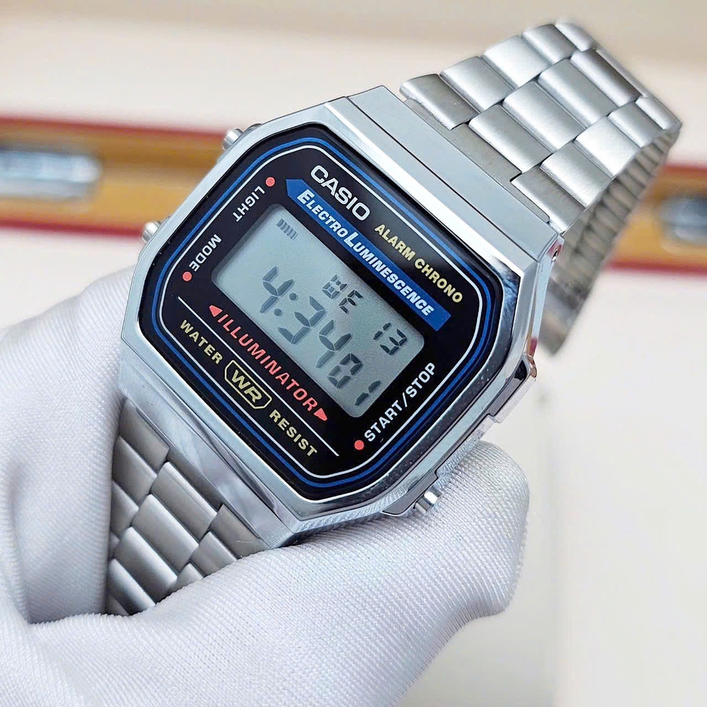 Đồng Hồ Nam Casio Quartz A168WA-1WDF