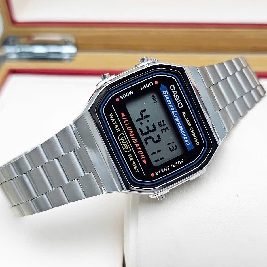 Đồng Hồ Nam Casio Quartz A168WA-1WDF