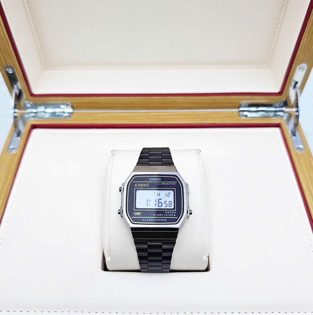 Đồng Hồ Unisex Casio Quartz A168WEHB-1ADF