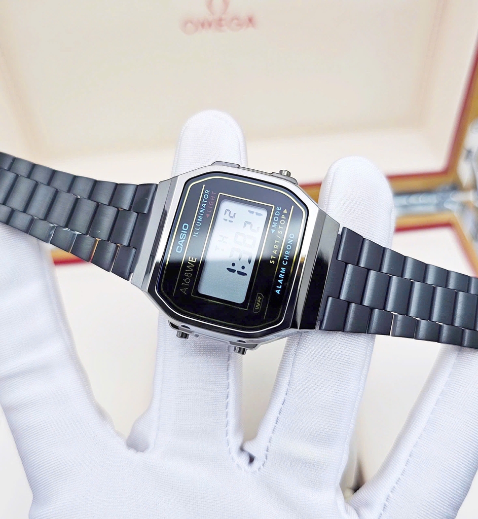Đồng Hồ Unisex Casio Quartz A168WEHB-1ADF