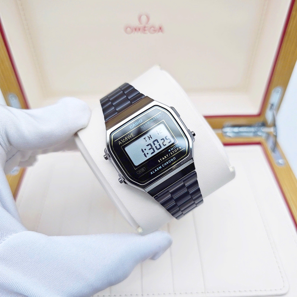 Đồng Hồ Unisex Casio Quartz A168WEHB-1ADF