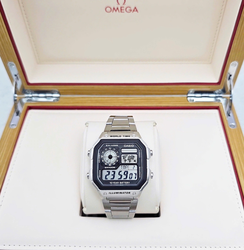 Đồng Hồ Nam Casio Quartz AE-1200WHD-1AVDF