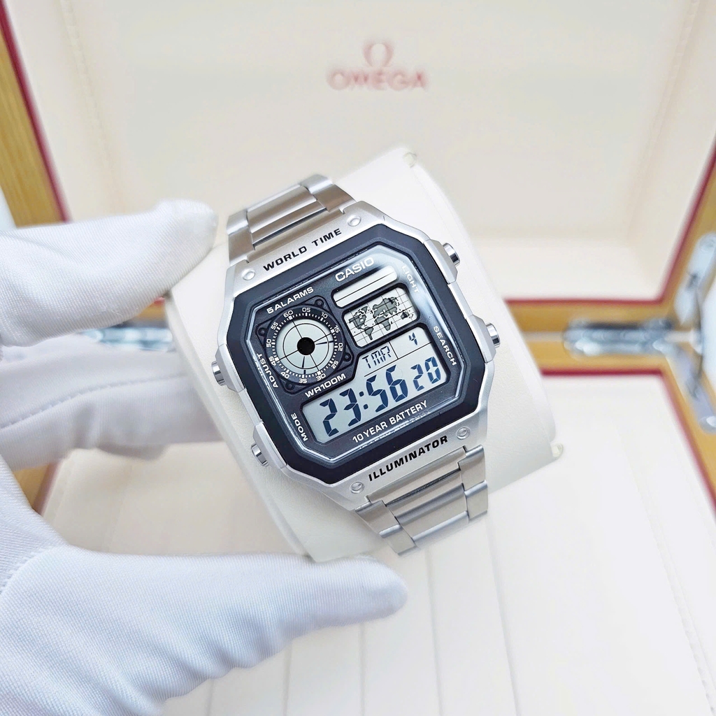 Đồng Hồ Nam Casio Quartz AE-1200WHD-1AVDF
