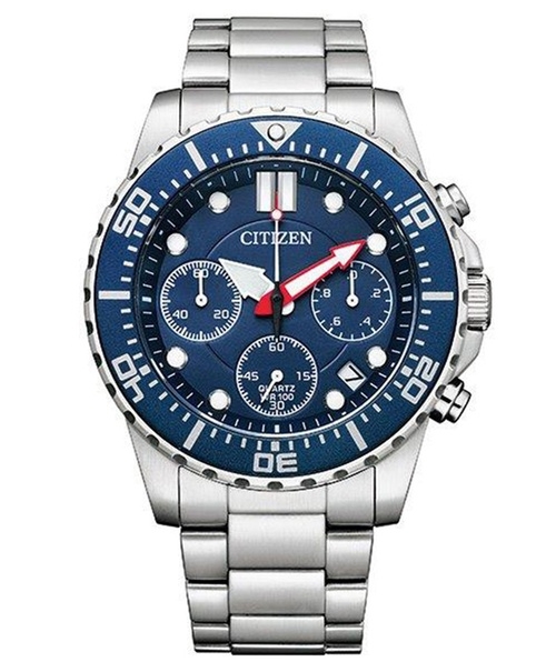 Đồng Hồ Nam Citizen Quartz Eco-drive Chronograph AT2431-87L