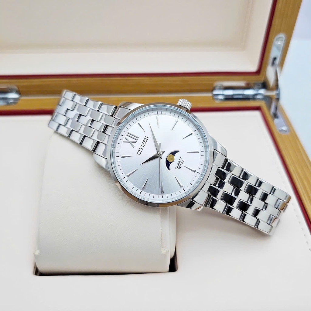 Đồng Hồ Nam Citizen Quartz MoonPhase AK5000-54A