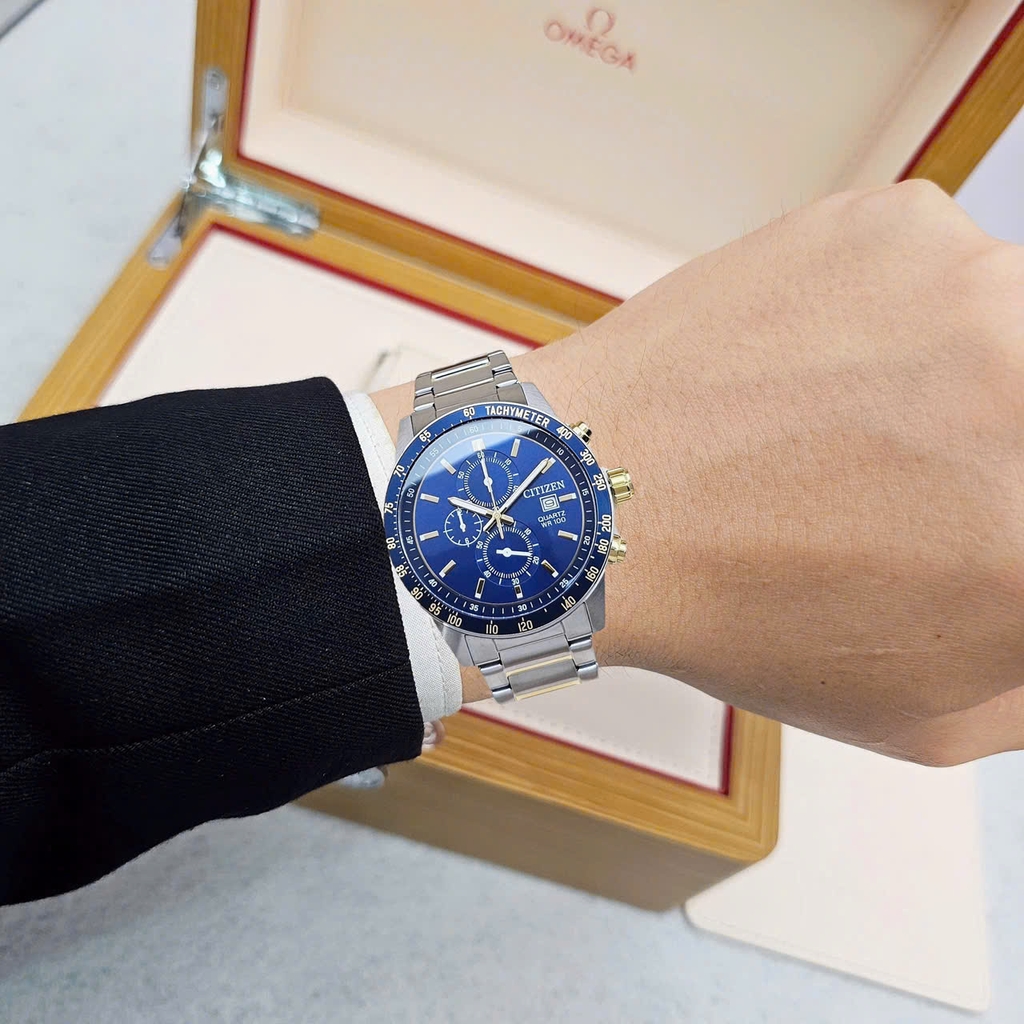 Đồng Hồ Nam Citizen Quartz Chronograph Tachymeter AN3684-59L