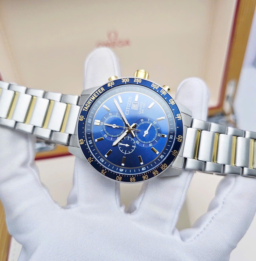 Đồng Hồ Nam Citizen Quartz Chronograph Tachymeter AN3684-59L