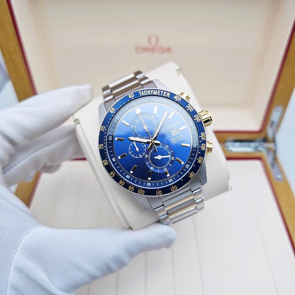 Đồng Hồ Nam Citizen Quartz Chronograph Tachymeter AN3684-59L