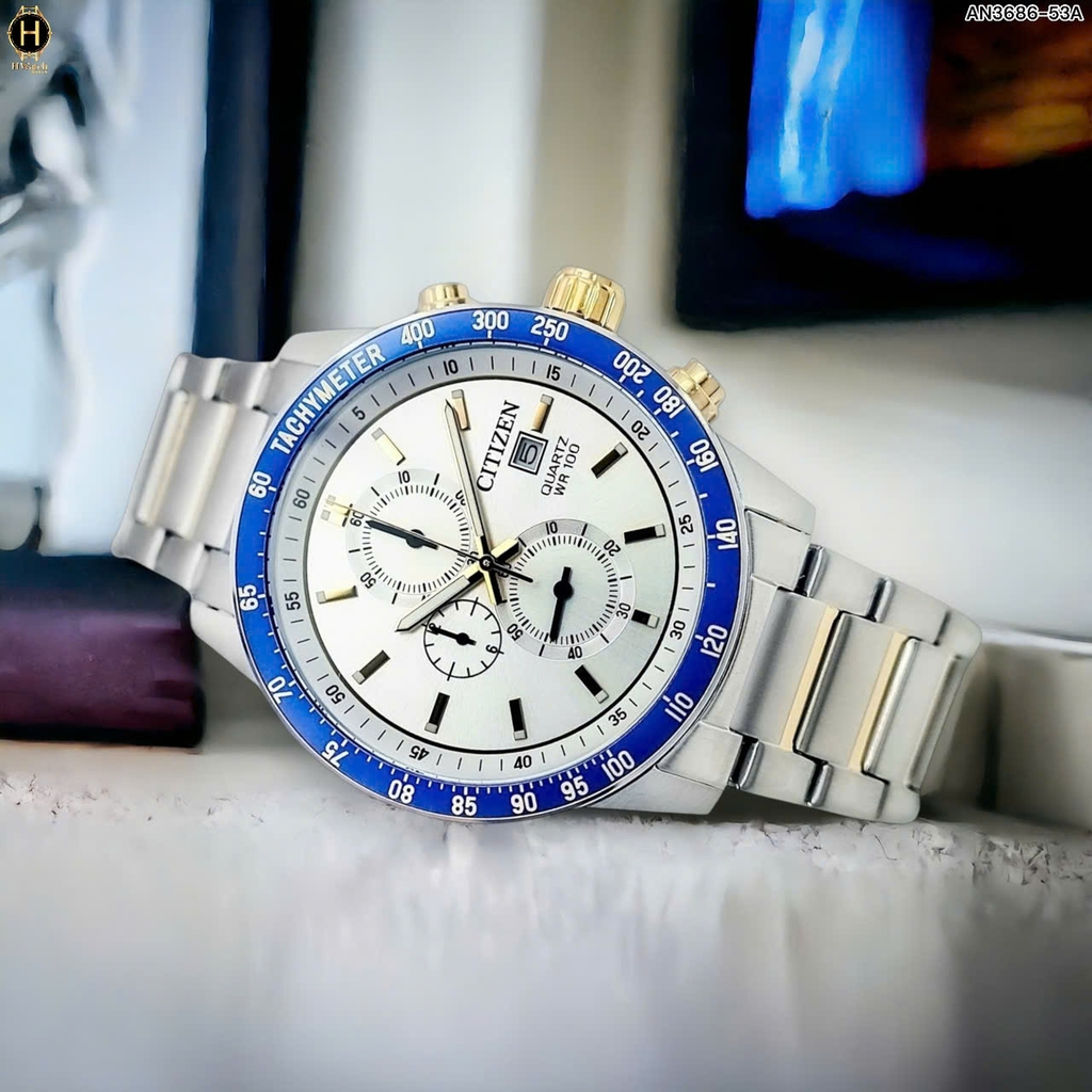 Đồng Hồ Nam Citizen Quartz Chronograph AN3686-53A