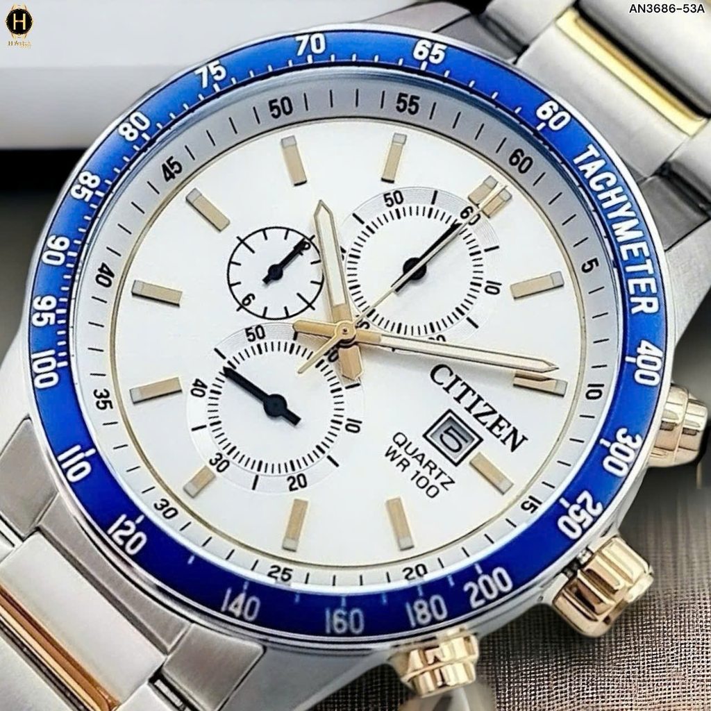 Đồng Hồ Nam Citizen Quartz Chronograph AN3686-53A