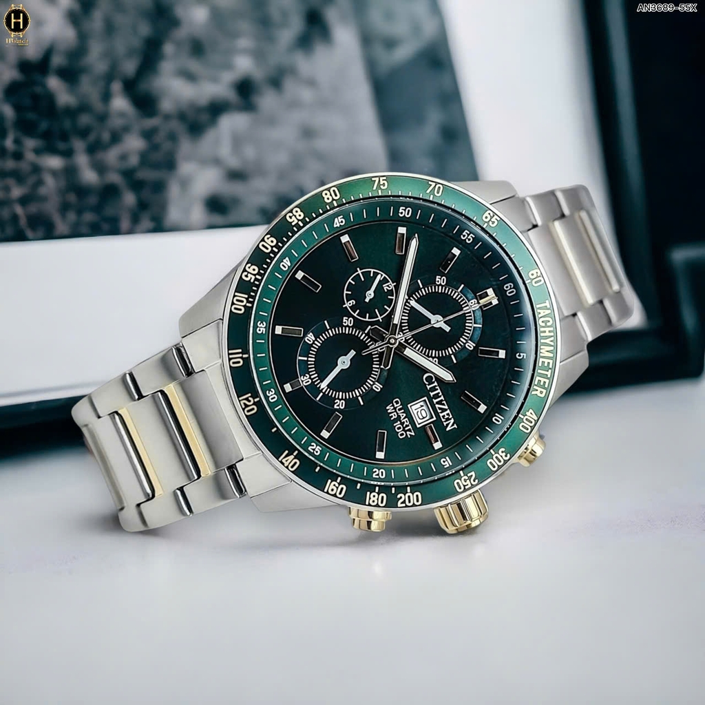Đồng Hồ Nam Citizen Quartz Chronograph AN3689-55X