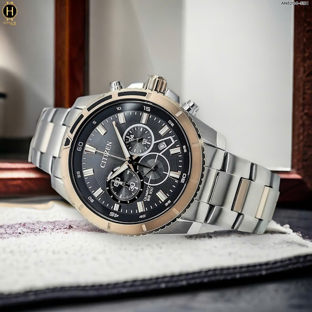 Đồng Hồ Nam Citizen Quartz Chronograp AN8204-59H