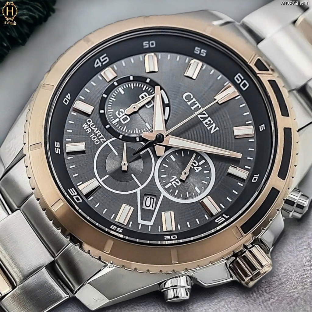 Đồng Hồ Nam Citizen Quartz Chronograp AN8204-59H