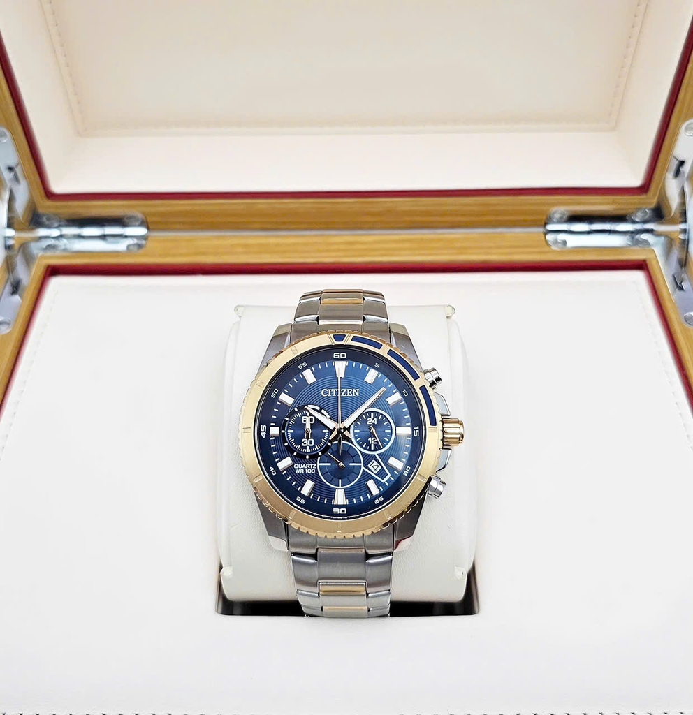 Đồng Hồ Nam Citizen Quartz Chronograph AN8206-53L