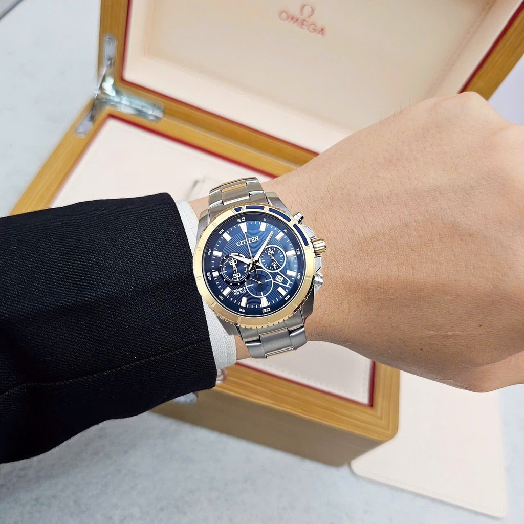 Đồng Hồ Nam Citizen Quartz Chronograph AN8206-53L