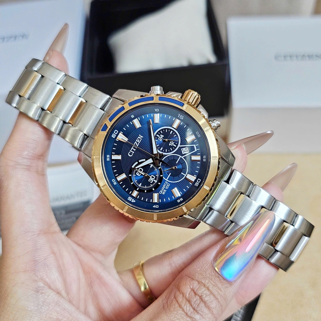 Đồng Hồ Nam Citizen Quartz Chronograph AN8206-53L