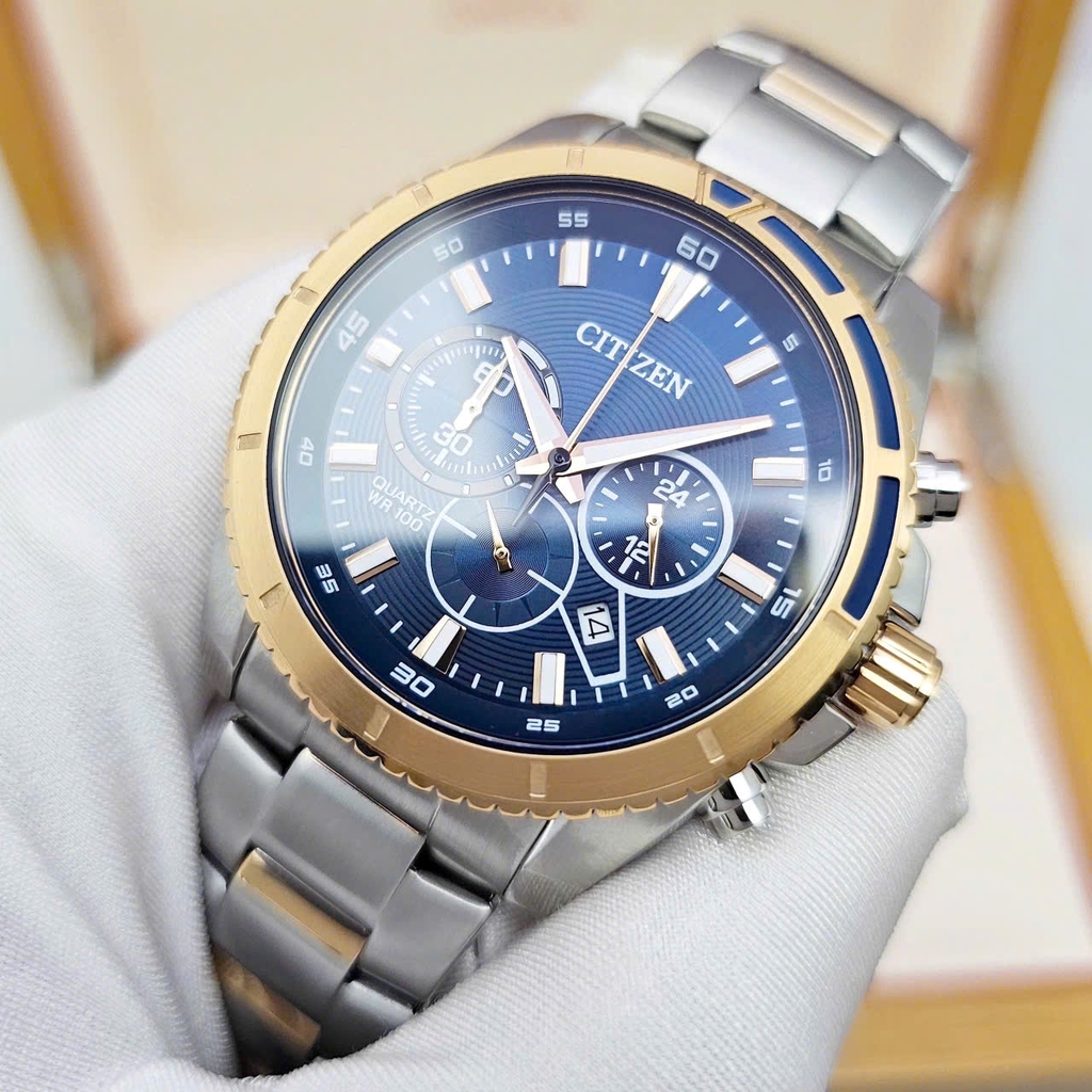 Đồng Hồ Nam Citizen Quartz Chronograph AN8206-53L