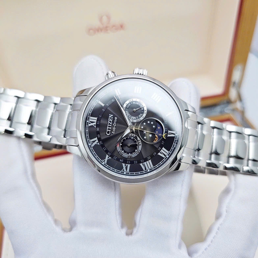 Đồng Hồ Nam Citizen Quartz Eco-Drive MoonPhase AP1050-81E