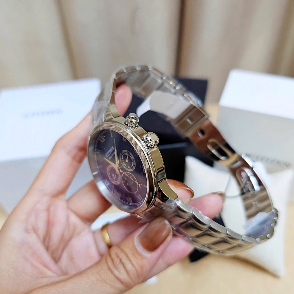 Đồng Hồ Nam Citizen Quartz Eco-Drive Moonphase AP1050-81L