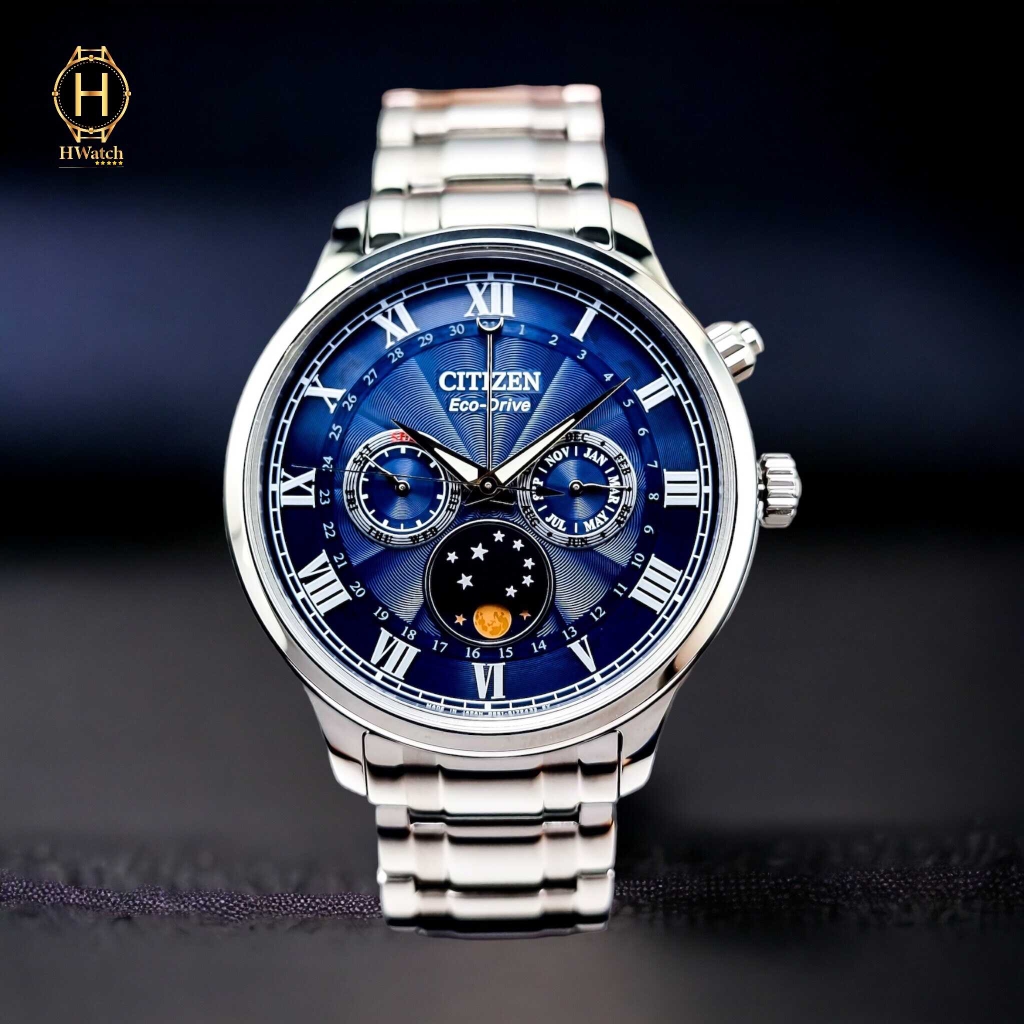 Đồng Hồ Nam Citizen Quartz Eco-Drive Moonphase AP1050-81L