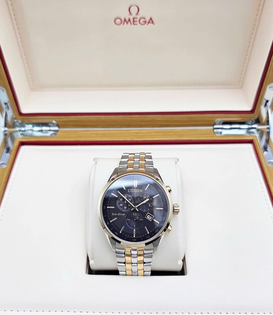 Đồng Hồ Nam Citizen Quartz Eco-Drive Chronograph AT2144-54E
