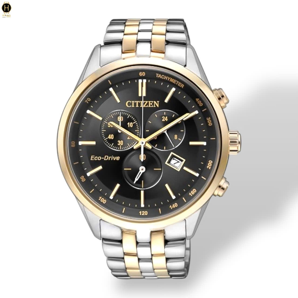 Đồng Hồ Nam Citizen Quartz Eco-Drive Chronograph AT2144-54E