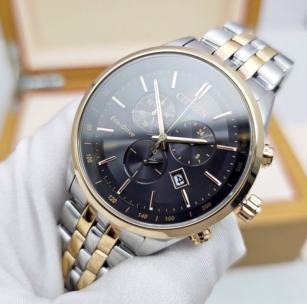 Đồng Hồ Nam Citizen Quartz Eco-Drive Chronograph AT2144-54E
