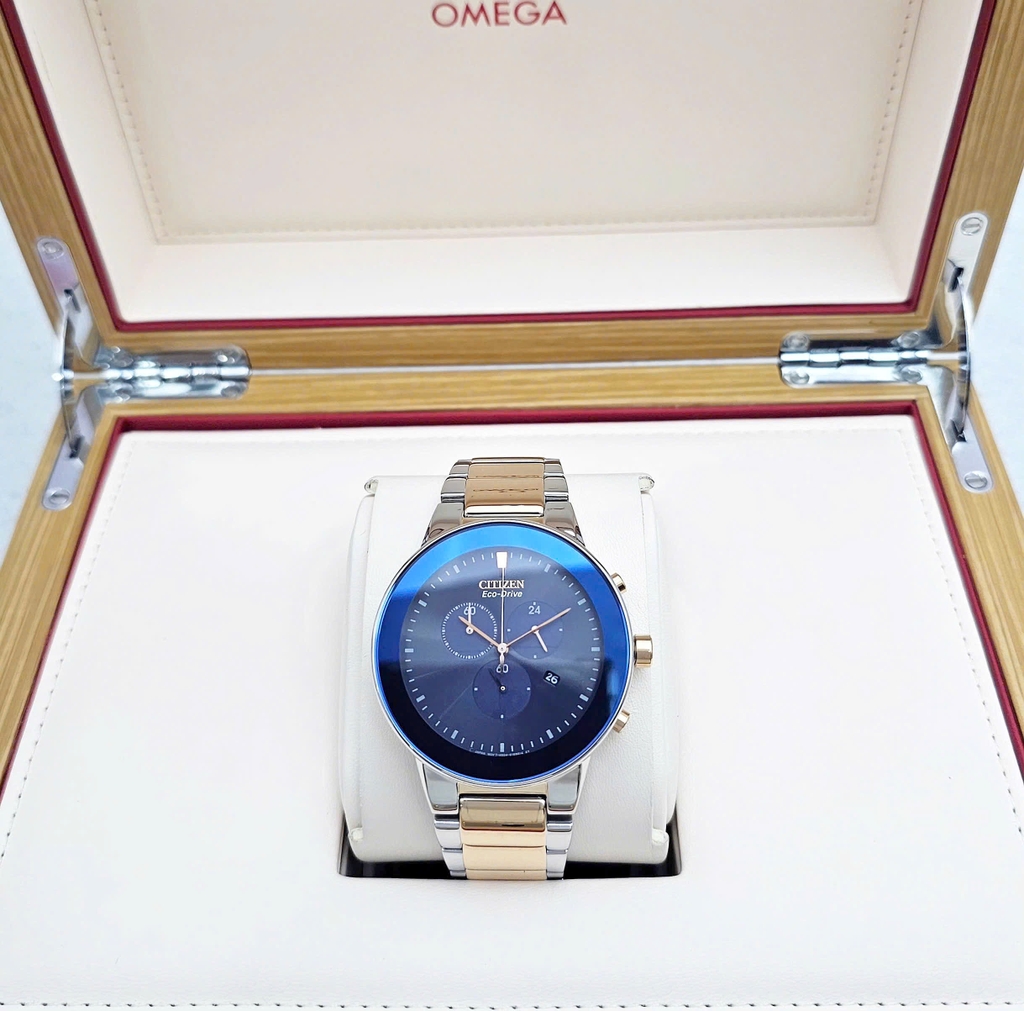 Đồng Hồ Nam Citizen Quartz Eco-drive Analog Chronograph AT2244-84L